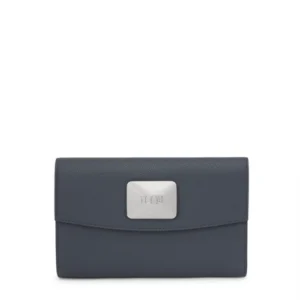 Billetera grande Tous Flap Lucia gris