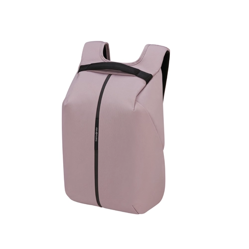 mochila samsonite antirrobo 14.1 securipak 2.0 lila lateral | mochilas antirrobo