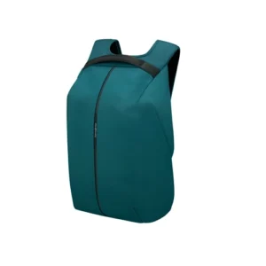 mochila samsonite securipak 14.1 petrol blue lateral | mochilas samsonite antirrobo