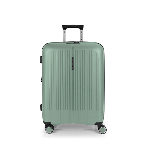 Maleta Gabol Brooklyn verde mediana | Maletas rígidas