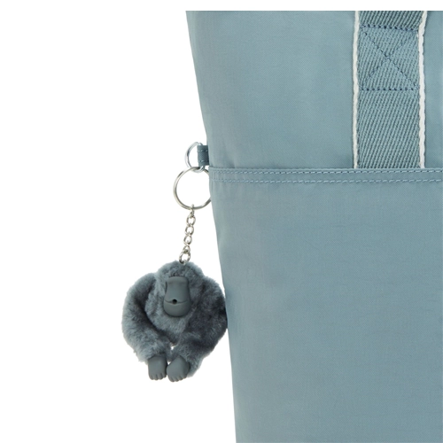 bolso kipling hanifa azul latera | bolsos Kipling mujer