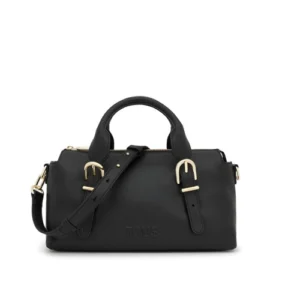 bowling mediano tous piel buckles negro | bolso tous online
