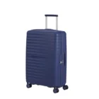 maleta american tourister mediana fastforward morado lateral | maletas rigidas