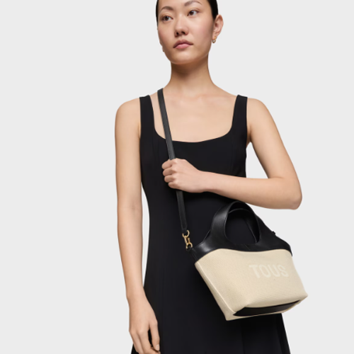 capazo pequeño tous lirio canvas modelo | bolsos Tous oficial