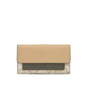 billetera l tous flat kaos icon marfil | billetera Tous Oficial
