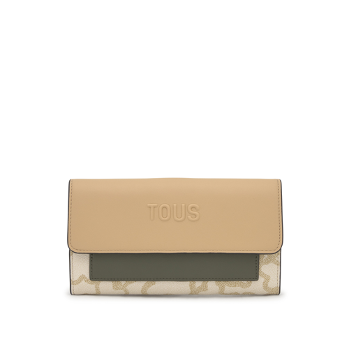 billetera l tous flat kaos icon marfil | billetera Tous Oficial