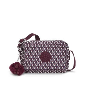 bolso Kipling Abanu 3d burdeos | bolsos kipling