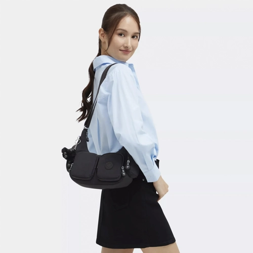 bolso kipling rikka s negro | bolsos kiplin g online