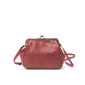 Bandolera BIBA Boston piel burdeos | Bolsos biba online