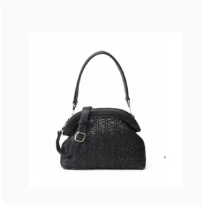 bandolera biba piel dubois negro | bolso biba piel