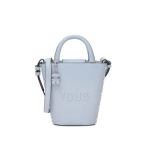 mini capazo tous back to basics azulado | bolsos Tous Oficial