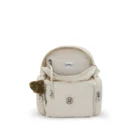 mochila kipling city zip mini beige | mochilas kipling Oficial