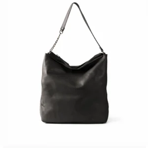 bolso piel biba new orange negro | bolsos piel biba