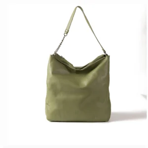 bolso piel biba new orange verde | bolsos piel biba