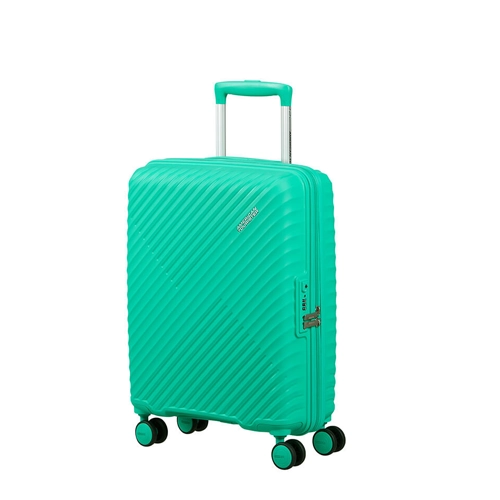 maleta-american-tourister-cabina-diablast-verde-lateral maleta american tourister cabina diablast verde | maletas oferta american tourister