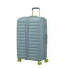 maleta american tourister neovibe verde lateral | maletas rigidas american tourister