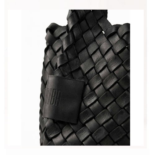 bolso biba piel killen negro detalle | bolsos piel biba