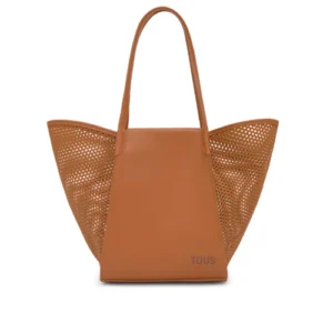 capazo m tous tulip cutout camel | bolsos tous Oficial