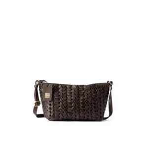 bolso biba piel elk marron | bolsos piel biba