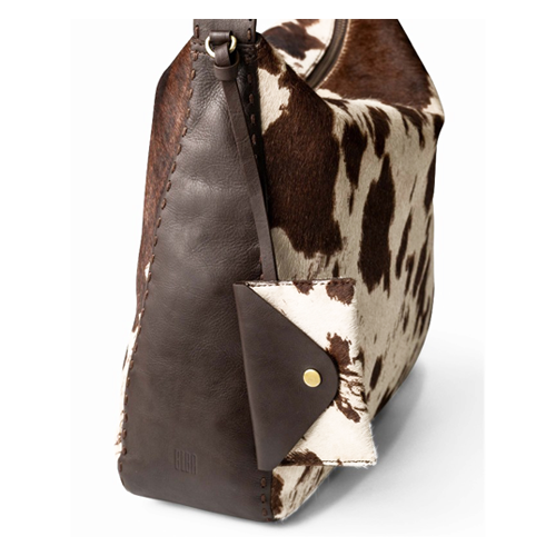 bolso biba piel genola estampado detalle | bolsos piel biba