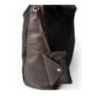 bolso biba piel genola marron detalle | bolsos piel biba