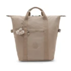 mochila kipling new art taupe | mochilas kipling online