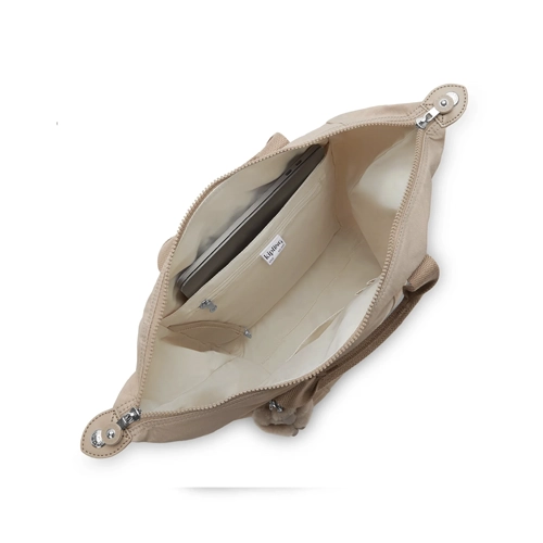mochila kipling new art taupe interior | mochilas kipling online