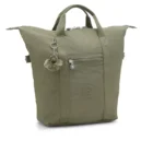 mochila kipling new art verde lateral | mochilas kipling online