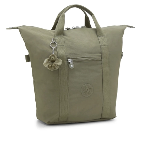 mochila kipling new art verde lateral | mochilas kipling online