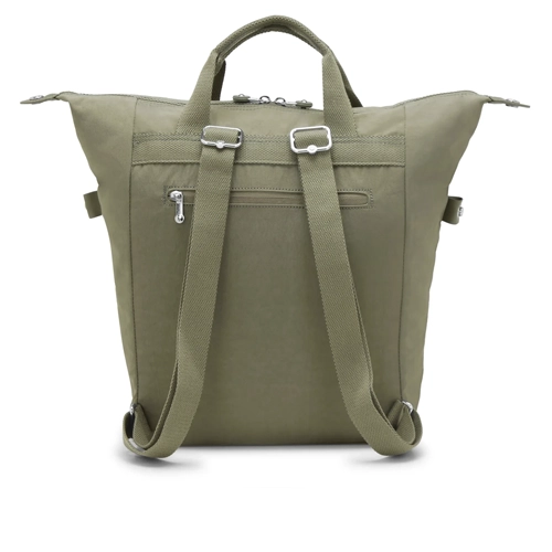 mochila kipling new art verde trasera | mochilas kipling online